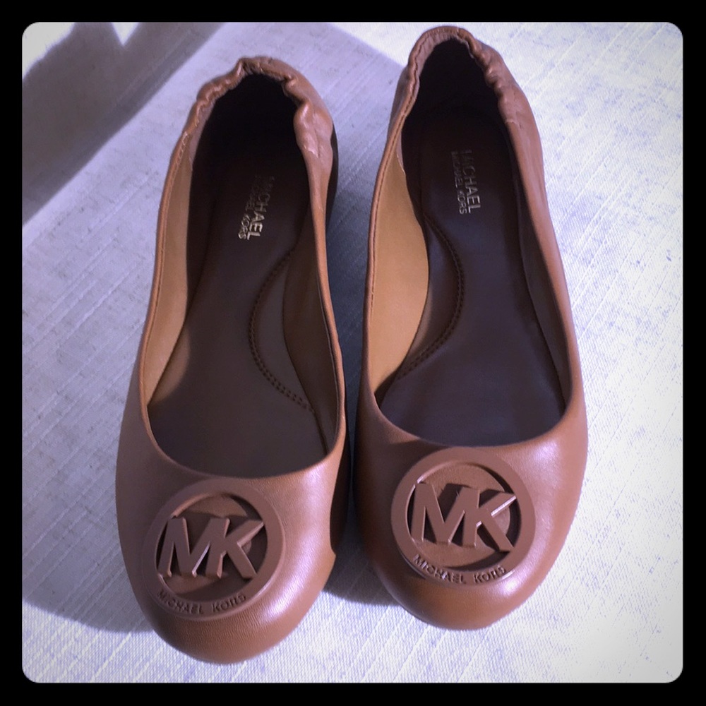 Brown Michael Michael Kors Ballet Flats